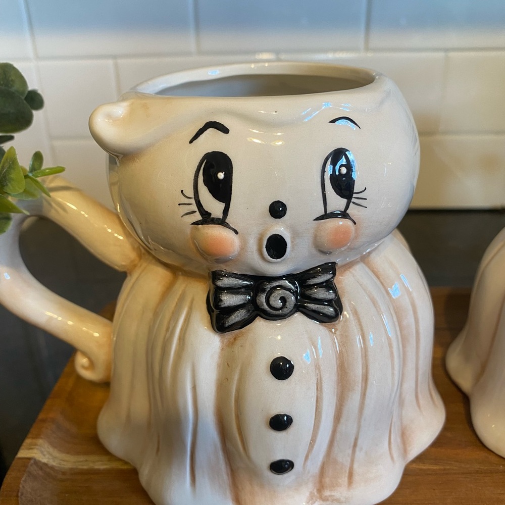 Johanna Parker Halloween Set of 2 Figural Kooky Spooky Ghost Mugs - Picture 4 of 6